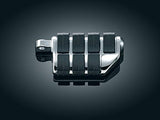 Kuryakyn 8028 Motorcycle Footpegs: Premium Dually ISO Pegs with Male Mount Adapters, Chrome, 1 Pair - Throttle City Cycles