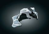 Kuryakyn 6950 Transmission Shroud/Covering for 2009-16 Harley-Davidson Touring & Trike Motorcycles with Stock Head Pipes, Chrome - Throttle City Cycles