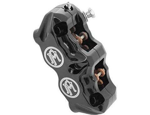 Performance Machine Radial Mount Front/Right Brake Calipers - Contrast Cut 0052-2406-BM - Throttle City Cycles