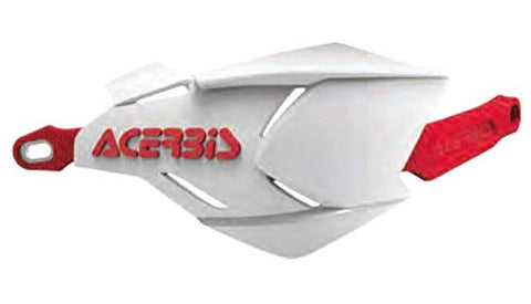 Acerbis 26346-61030 X-Factory Handguard White/Red - Throttle City Cycles