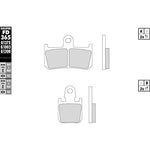Galfer HH Sintered Ceramic Brake Pads (Front G1375) Compatible with 07-14 Yamaha YZF-R1 - Throttle City Cycles