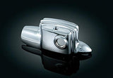 Kuryakyn 8653 Motorcycle Accent Accessory: Rear Master Cylinder Cover for 2008-19 Harley-Davidson Motorcycles, Chrome - Throttle City Cycles