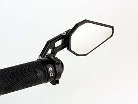 Driven Products D-Axis Bar End Mirror - Red DXM-RD - Throttle City Cycles