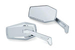 Kuryakyn Hex Motorcycle Mirror Compatible for XG500 Street 500 2015-2019 - Satin Black - Throttle City Cycles