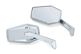 Kuryakyn Hex Motorcycle Mirror Compatible for XG500 Street 500 2015-2019 - Satin Black - Throttle City Cycles