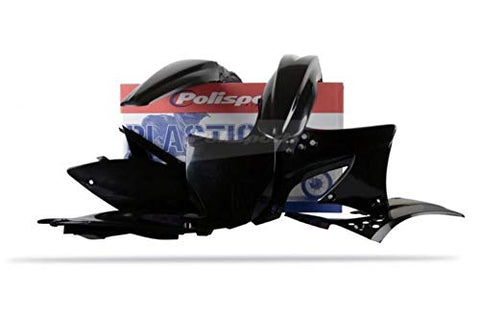 Polisport 90691 Plastic Kit - Black - Throttle City Cycles