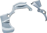 Kuryakyn 6950 Transmission Shroud/Covering for 2009-16 Harley-Davidson Touring & Trike Motorcycles with Stock Head Pipes, Chrome - Throttle City Cycles