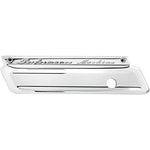 Performance Machine Saddlebag Latch Cover - Smooth - Chrome 0200-2000-CH - Throttle City Cycles