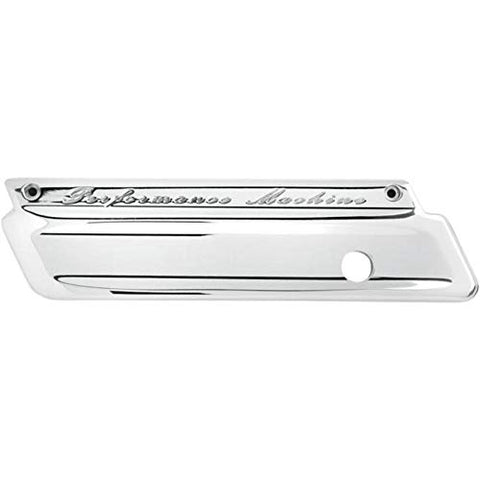 Performance Machine Saddlebag Latch Cover - Smooth - Chrome 0200-2000-CH - Throttle City Cycles