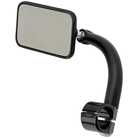 Biltwell (UM-REC-78-BK) Rectangle Bar Mount Mirror With 7/8" I.D. Clamp-Black - Throttle City Cycles