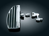 Kuryakyn 7916 Motorcycle Foot Controls: Driver or Passenger ISO Board Conversions, Chrome, 1 Pair - Throttle City Cycles