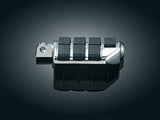 Kuryakyn 8028 Motorcycle Footpegs: Premium Dually ISO Pegs with Male Mount Adapters, Chrome, 1 Pair - Throttle City Cycles