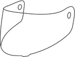 BELL Riot Flat Face Shield Street Motorcycle Helmet Accessories - Throttle City Cycles