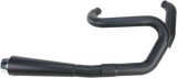 EXHAUST RR2-1UP FXD BLK - Throttle City Cycles