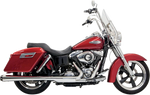 MUFFLER 4" MEG FLD CHR - Throttle City Cycles