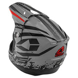 EVS Sports Unisex-Adult T5 Grappler Off Road Full Face Motorcycle Helmet (Grey, X-Small) - Throttle City Cycles