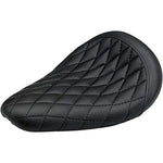 Biltwell TS-VIN-00-BD Thinline Seat (With Hand-Stitched Diamond Pattern, for Custom Applications) - Throttle City Cycles