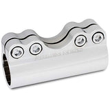 Arlen Ness Modular Billet Handlebar Clamp Chrome 1" 08-051 - Throttle City Cycles