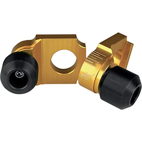 Driven Racing Axle Block Sliders (Gold) for 17-20 Yamaha YZF-R6 - Throttle City Cycles