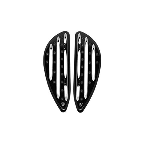 Arlen Ness 06-833 Black Deep Cut Floorboard - Throttle City Cycles