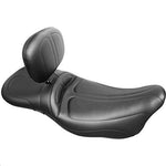 Le Pera LK-957DLTBR Maverick DLT Seat with Backrest - Black Stitch - Throttle City Cycles