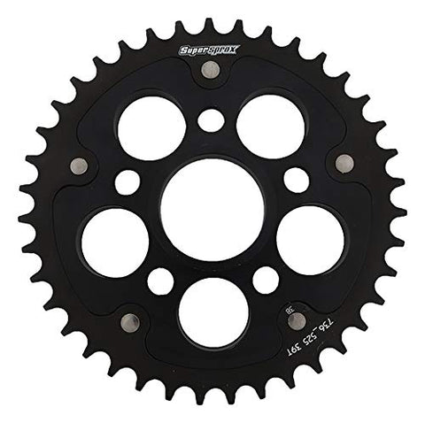 SuperSprox RST-736525-39-BLK Black Stealth Sprocket - Throttle City Cycles