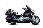 Kuryakyn 3202 Motorcycle Lighting Accent Accessory: Single Circuit LED Saddlebag Molding Set with Red Lens for 2001-10 Honda Gold Wing GL1800 Motorcycles, Chrome - Throttle City Cycles