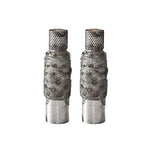 Freedom AC00065 Exhaust (Quiet Baffle/Pr 2-2 Sharp Curve Radius) - Throttle City Cycles
