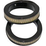 Custom Dynamics WA56-BC Wrap-Around LED Marker Lights - Black/Clear for 56mm Forks - Throttle City Cycles