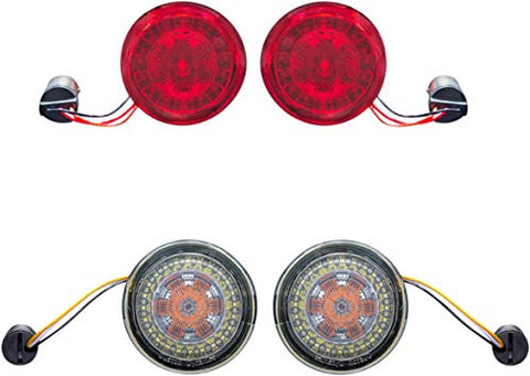 Custom Dynamics ProBEAM LED Inserts Signal Kit 1157 PB-BCM-KIT2 Front and Rear - Throttle City Cycles