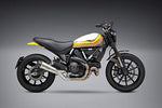 Yoshimura R-34 Slip-On Exhaust (Race/Stainless Steel/Stainless Steel/Aluminum/Works Finish) for 15-19 Ducati SCRAMFUL - Throttle City Cycles