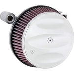 Arlen Ness 18-341 Big Sucker Stage I Air Filter Kit with Cover - Scalloped - Chrome - Throttle City Cycles