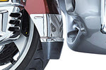 Kuryakyn 7352 Motorcycle Accent Accessory: Front Fender Extension with Mud Flap for 2001-17 Honda Gold Wing GL1800 & F6B Motorcycles, Chrome - Throttle City Cycles