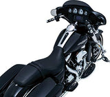 Kuryakyn 4411 Motorcycle Footpegs: Flamin' Switchblade Pegs with Male Mount Adapters, Chrome, 1 Pair - Throttle City Cycles