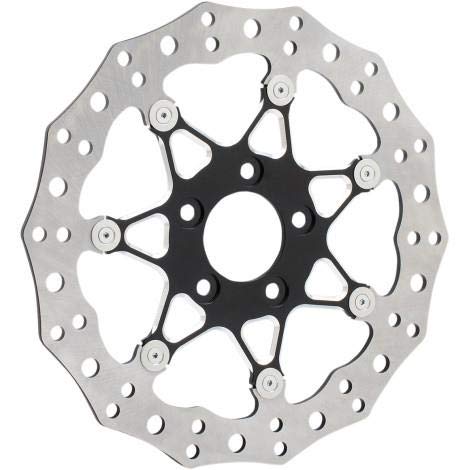 Arlen Ness 33-10101-202 11.8in. Two-Piece Floating Front Brake Rotor - Procross Black - Throttle City Cycles