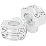RSD 0208-2050-CH Nostalgia Risers for 1in. Handlebars - 4-Bolt - Chrome - Throttle City Cycles