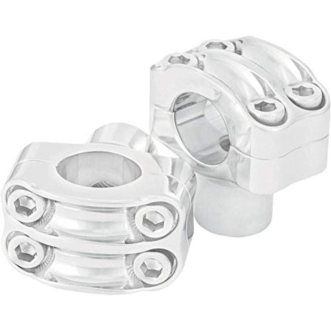 RSD 0208-2050-CH Nostalgia Risers for 1in. Handlebars - 4-Bolt - Chrome - Throttle City Cycles