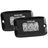 RIGID SR-M Series PRO Diffused Backup Kit Flush Mount, PAIR (set of 2) LED lights, 980013 - Throttle City Cycles