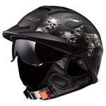 LS2 Helmets Rebellion Motorcycle Half Helmet - Throttle City Cycles