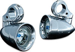 Kuryakyn 5019 Motorcycle Lighting Accessory: Engine Guard Mounted Driving Lights, Universal Fit for 1-1/4" Engine Guards/Tubing, Chrome, 1 Pair - Throttle City Cycles
