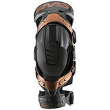 EVS Sports Unisex-Adult Axis Pro Knee Brace - Pair (Black/Copper) - Throttle City Cycles