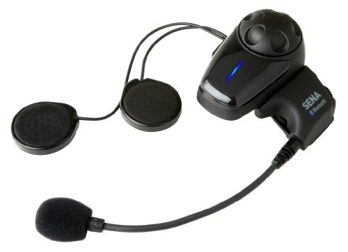 Sena SMH10R Low Profile Motorcycle Bluetooth Headset and Intercom Dual Kit  SMH10RD-01 