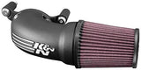 K&N Cold Air Intake Kit: High Performance, Guaranteed to Increase Horsepower: Fits 2001-2017 HARLEY DAVIDSON (Fat Bob, Dyna Low Rider, Switchback, Softail Slim, Heritage, other select models)57-1137 - Throttle City Cycles