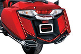 Kuryakyn 3248 Motorcycle Lighting Accessory: Rear Fender Tip LED Running/Brake Light with Red Lens for 2012-17 Honda Gold Wing GL1800 & F6B Motorcycles, Gloss Black - Throttle City Cycles