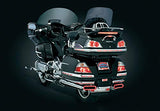 Kuryakyn 3201 Motorcycle Lighting Accent Accessory: Dual Circuit LED Trunk Molding Set with Red Lens for 2001-10 Honda Gold Wing GL1800 Motorcycles, Chrome - Throttle City Cycles