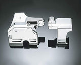 Kuryakyn 7710 Motorcycle Accent Accessory: Transmission Covers for 1997-2004 Honda Valkyrie Motorcycles, Chrome - Throttle City Cycles