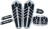Kuryakyn 5651 Spear Driver Floorboard Inserts for 2014-19 Indian Motorcycles, 1 Pair - Throttle City Cycles