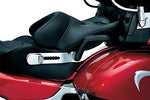 Kuryakyn 8930 Motorcycle Accessory: Revolution Driver Seat Backrest Pad with Removable Storage Pouch for 2012-17 Honda Gold Wing GL1800 Motorcycles, Chrome/Black - Throttle City Cycles