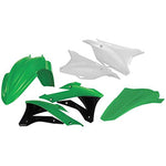 Acerbis Plastic Kit (2014 OEM Colors) for 14-19 Kawasaki KX85, one Size (2374105135) - Throttle City Cycles