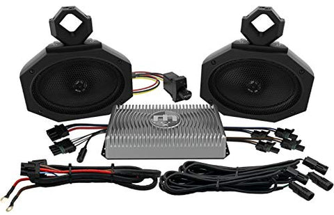 Metrix Audio UTV1 Kit Complete 150 Watt Universal UTV Audio Kit With Bluetooth Receiver, 150 Watt Amplifier and 5" x7" UTV Speaker Pods UTV-1 - Throttle City Cycles